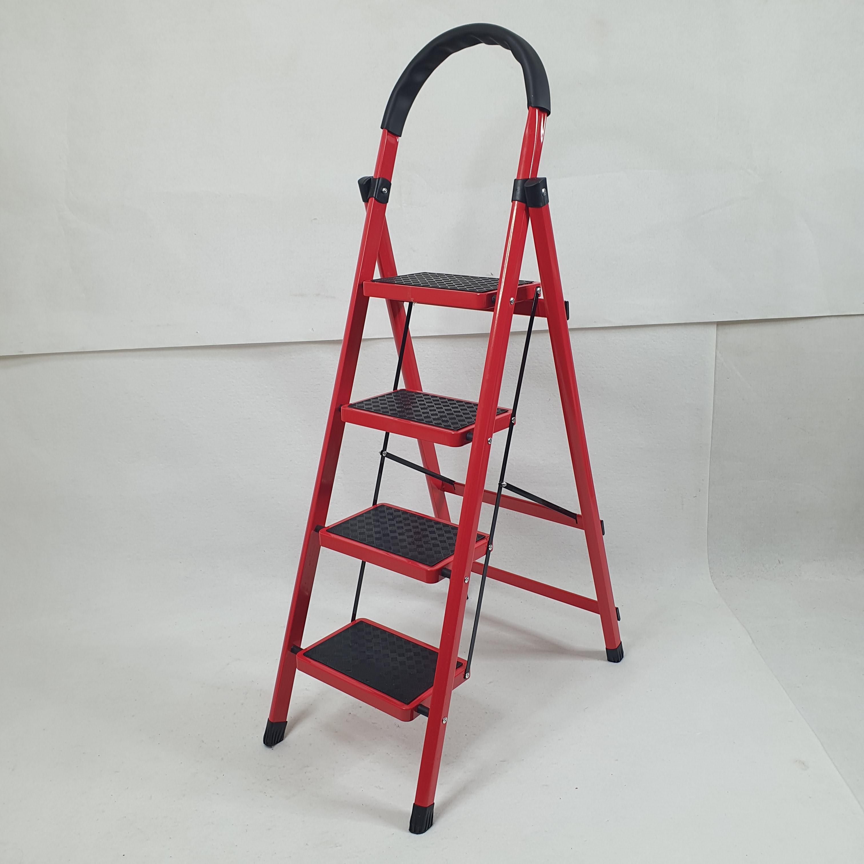 Лестница металлическая на 4 ступени с прорезиненными ковриками (LFS-4S-Red) - фото 9 Лестница металлическая на 4 ступени с прорезиненными ковриками (LFS-4S-Red) - фото 9