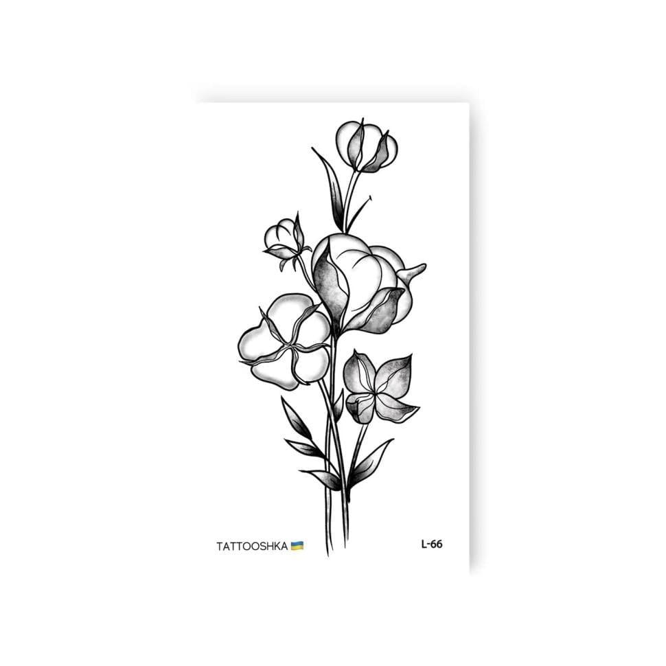 Тату тимчасове Бавовна (L-66)