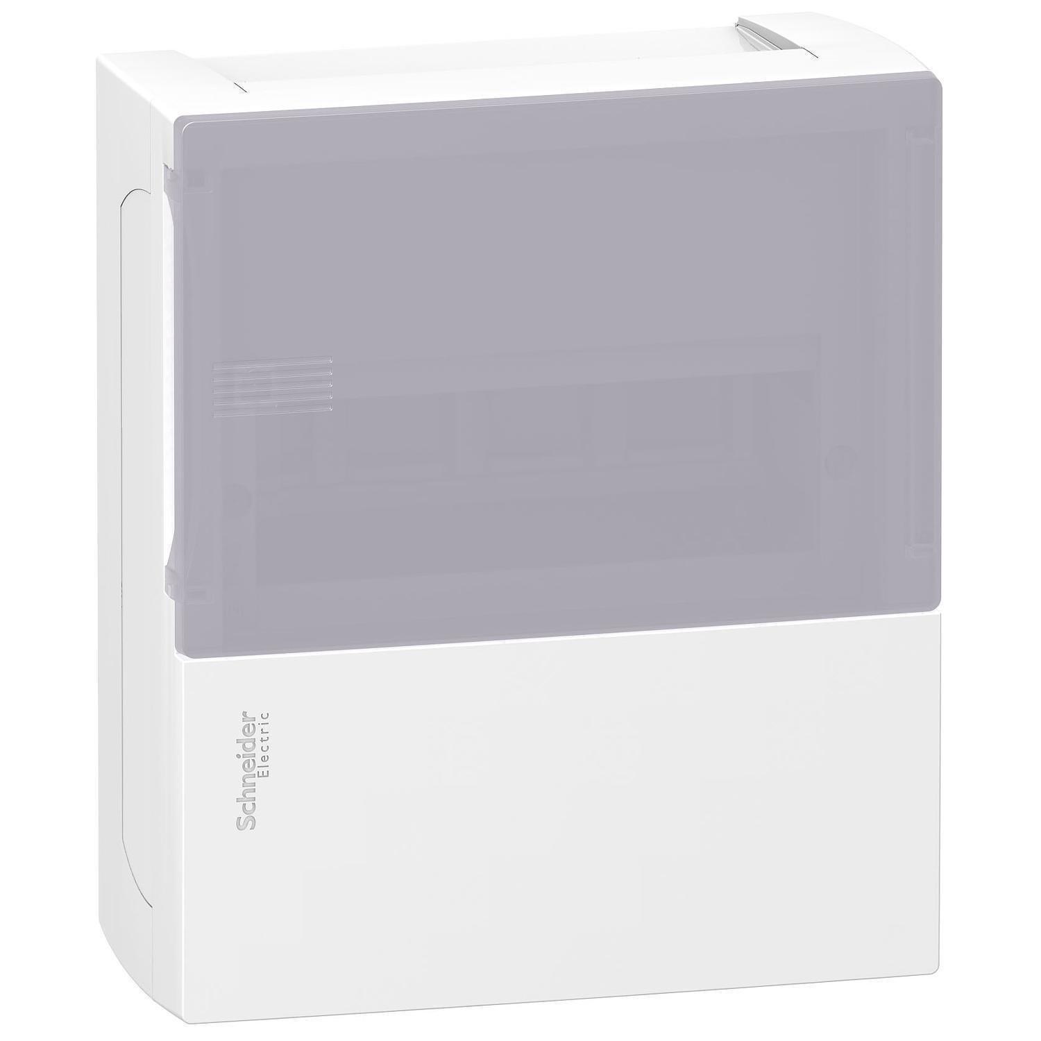 Щит навісний Schneider Electric Resi9 MP 1ряд/8 модулів з прозорими дверцятами (MIP12108T) Щит навісний Schneider Electric Resi9 MP 1ряд/8 модулів з прозорими дверцятами (MIP12108T)