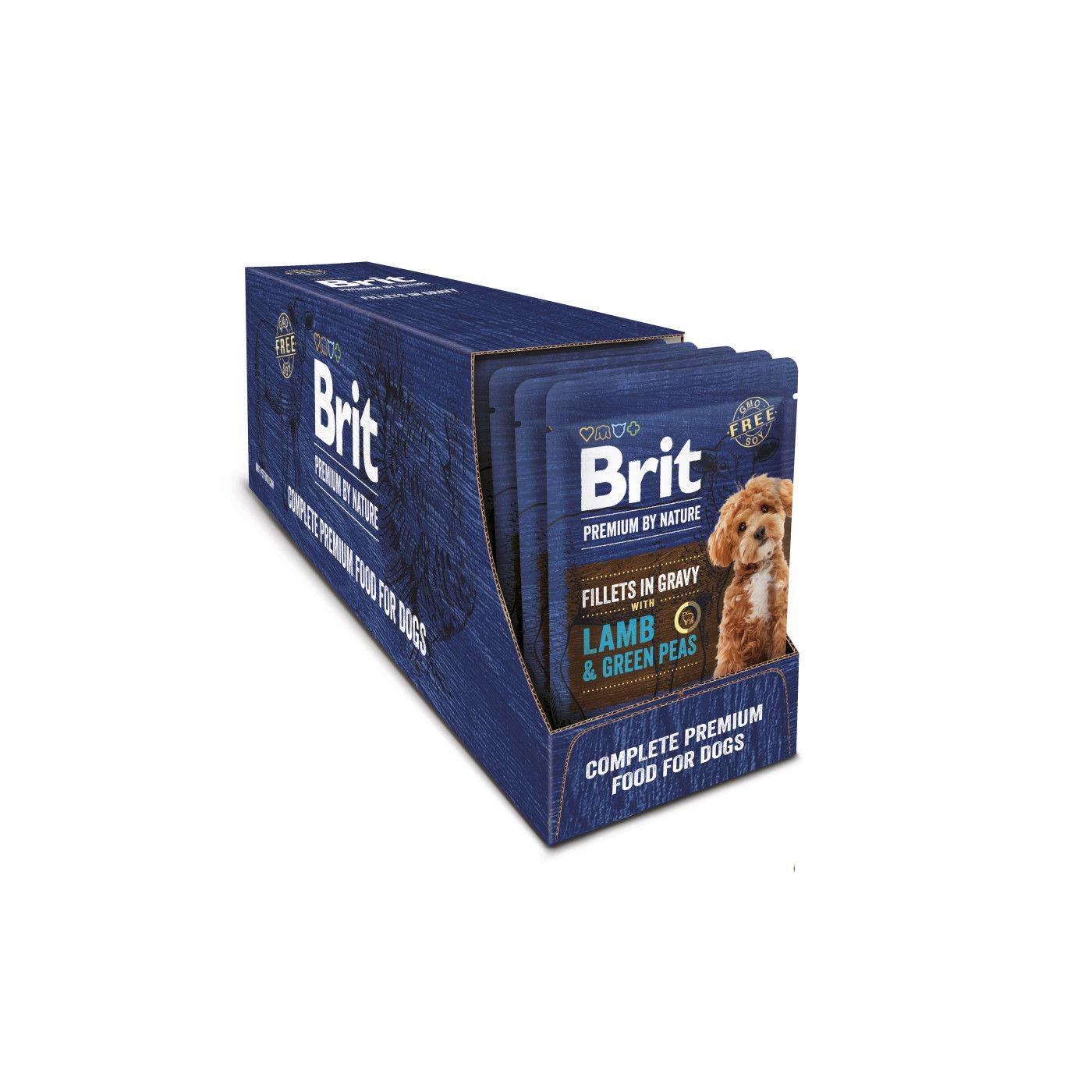 Корм влажный для собак Brit Premium Fillets in Gravy Multipack для малых пород филе в соусе 12 шт.х85 г (101245)