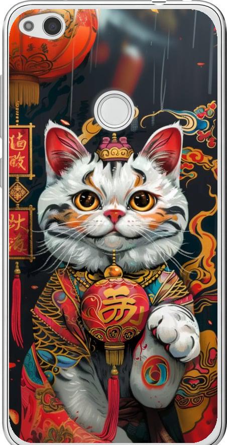Чехол на Huawei P8 Lite (2017) China Cat v2 (6135t-777-42517)