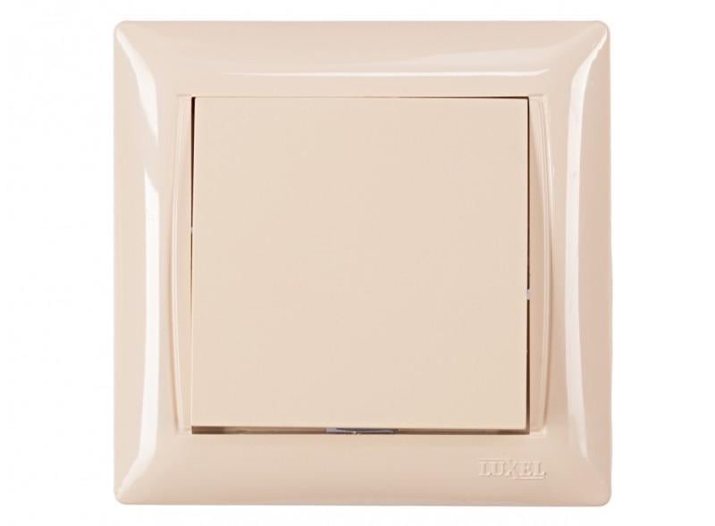 Выключатель одноклавишный PRIMERA Кремовый (3302)