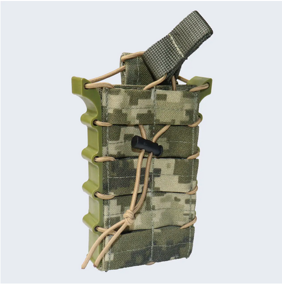 Підсумок під магазин АК з пластиковими вставками Піксель