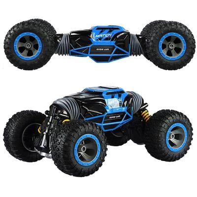 Трюкова машинка-перевертиш всюдихід джип Leopard King 1:16 4WD Plus на радіокеруванні Синій (154235) - фото 2