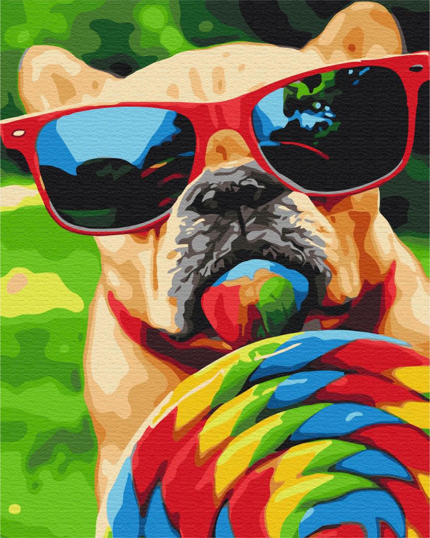 Картина по номерам Brushme Летняя собачка 40x50 см (BS28854)