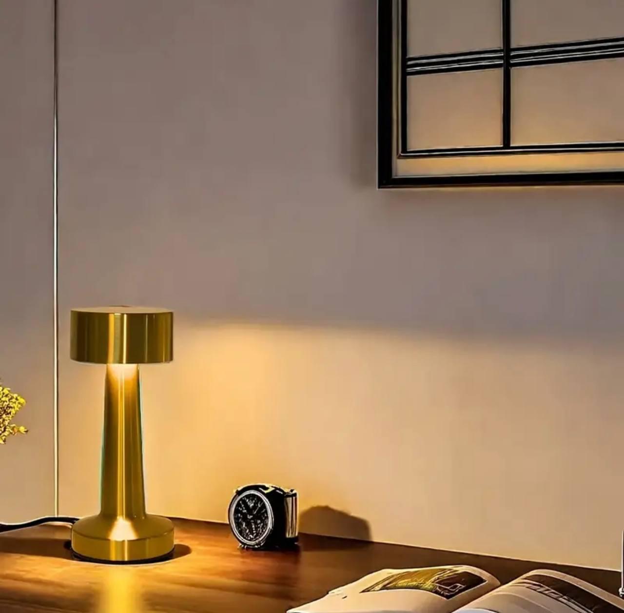 Настольная лампа аккумуляторная Zilini 010 Золотой (23885426) - фото 4 Настольная лампа аккумуляторная Zilini 010 Золотой (23885426) - фото 4