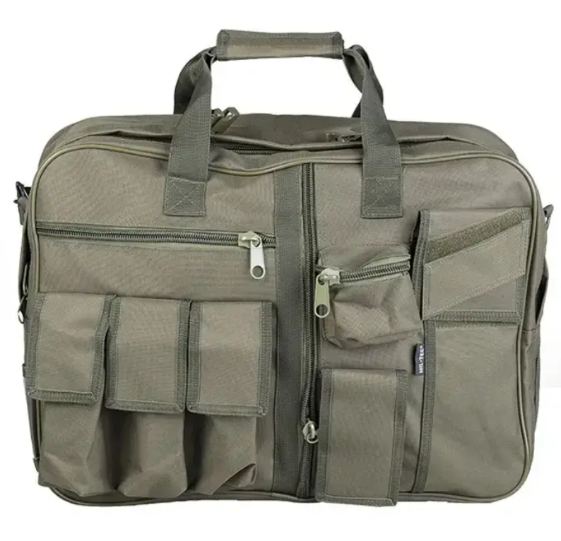 Рюкзак-сумка 2в1 Mil-Tec Cargo Musette 13830001 35 л 50х20 37 см Олива (NA005427)