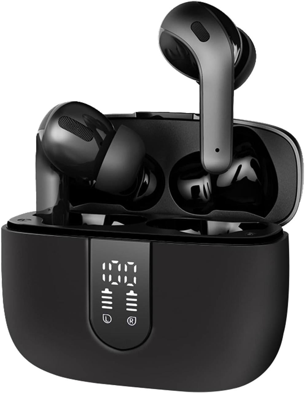 Навушники бездротові X08 з мікрофоном та сенсорним керуванням Black