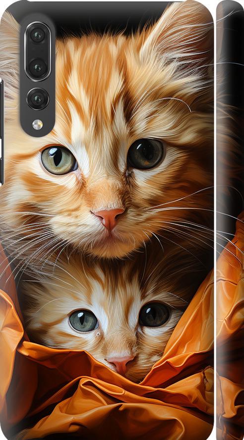 Чехол на Huawei P20 Pro Котики 2 (5664m-1470-42517)
