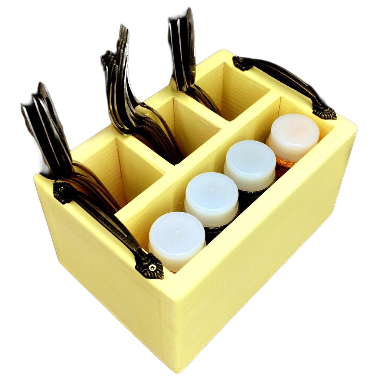 Подставка для столовых приборов из дерева Полло Лимонад (Псп-003151)