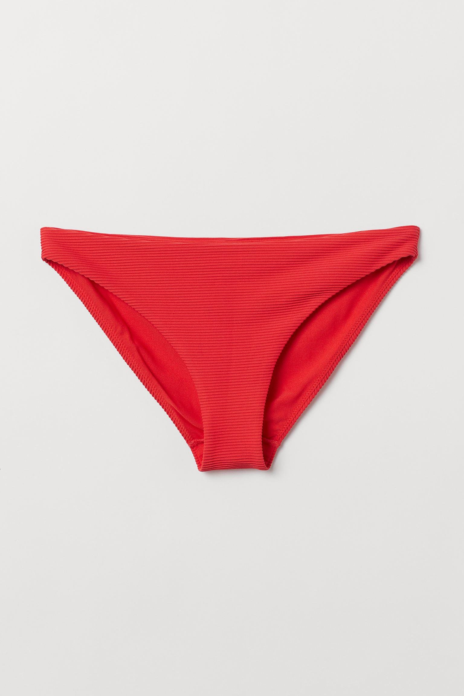 Трусики купальные H&M Рубчик р. 44 Красный (8025995809)