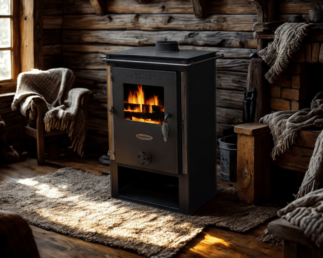 Піч на дровах Termo Sistem FRANKFURT для дому та дачі 7.5 кВт - фото 5