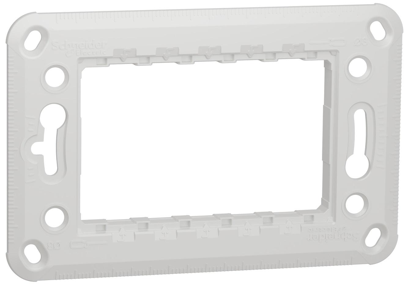 Суппорт Schneider Electric Unica Zamak 3 модуля (NU7103)