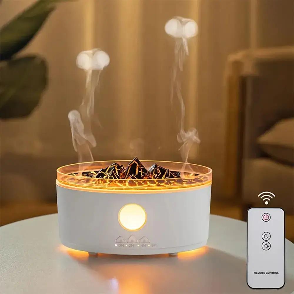 Увлажнитель воздуха USB Вулкан с подсветкой Soft Ambient Lighting 3 режима 300 мл (MS-14627) - фото 5