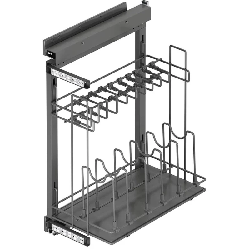 Карго с тандемом Blum правое для сковородок 450 мм Антрацит (S-2881-A)