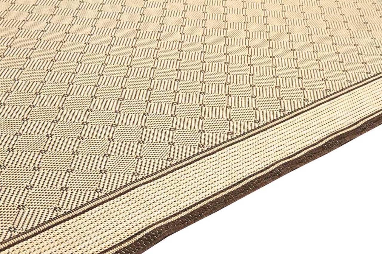 Ковер безворсовый на резиновой основе DAKARIA Karat Flex Run 1944/19 1,00x4,00 м Бежевый/Коричневый (00-00009230) - фото 3 Ковер безворсовый на резиновой основе DAKARIA Karat Flex Run 1944/19 1,00x4,00 м Бежевый/Коричневый (00-00009230) - фото 3