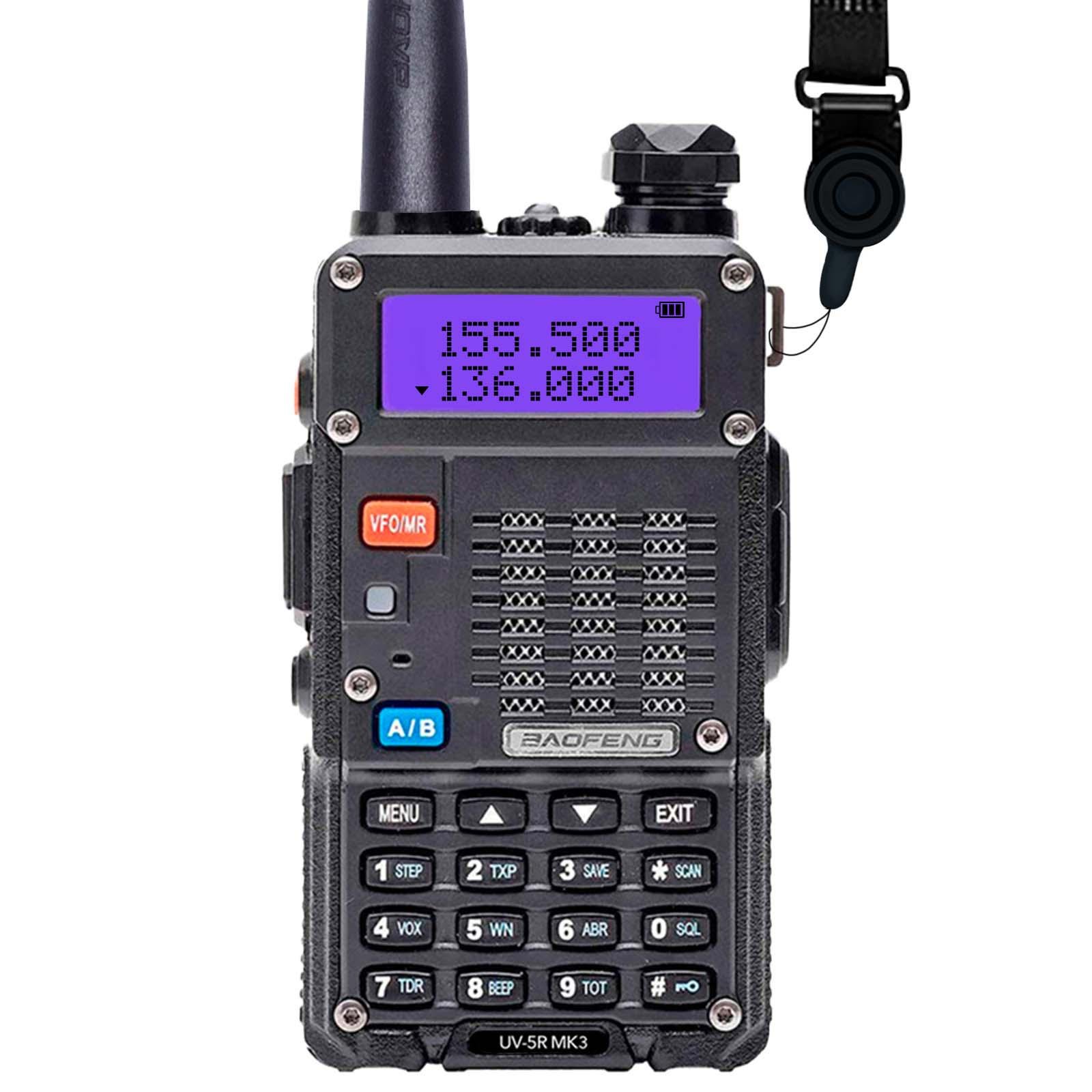 Рация Baofeng UV-5R MK3 5 Вт Черный (8013)