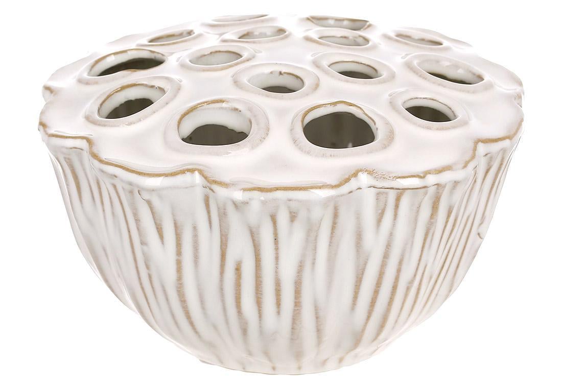 Ваза керамическая Flower Frog 16,5x16,5x9 см (148-024) Ваза керамическая Flower Frog 16,5x16,5x9 см (148-024)