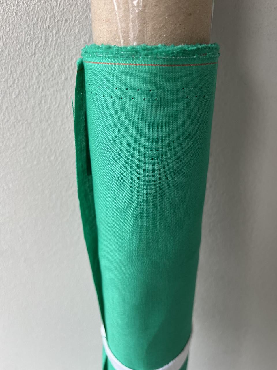 Ткань рубашечно-платья Linen Plus 100% лен Зеленый - фото 2