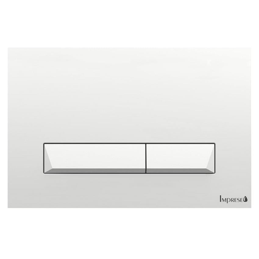 Клавіша змиву Imprese PAN пластик Білий (ANT-57667)