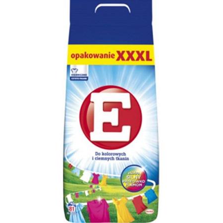 Стиральный порошок E для цветных вещей 81 стирка 5,265 кг Стиральный порошок E для цветных вещей 81 стирка 5,265 кг