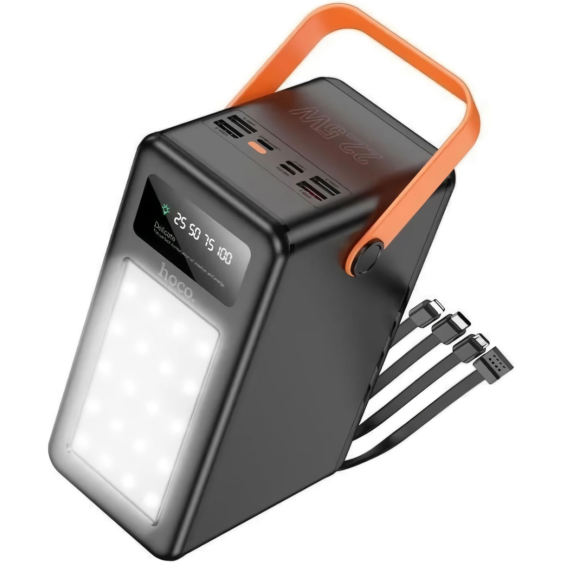 Зовнішній акумулятор Hoco Prometheus DB120 120000 mAh 22,5W Black Зовнішній акумулятор Hoco Prometheus DB120 120000 mAh 22,5W Black