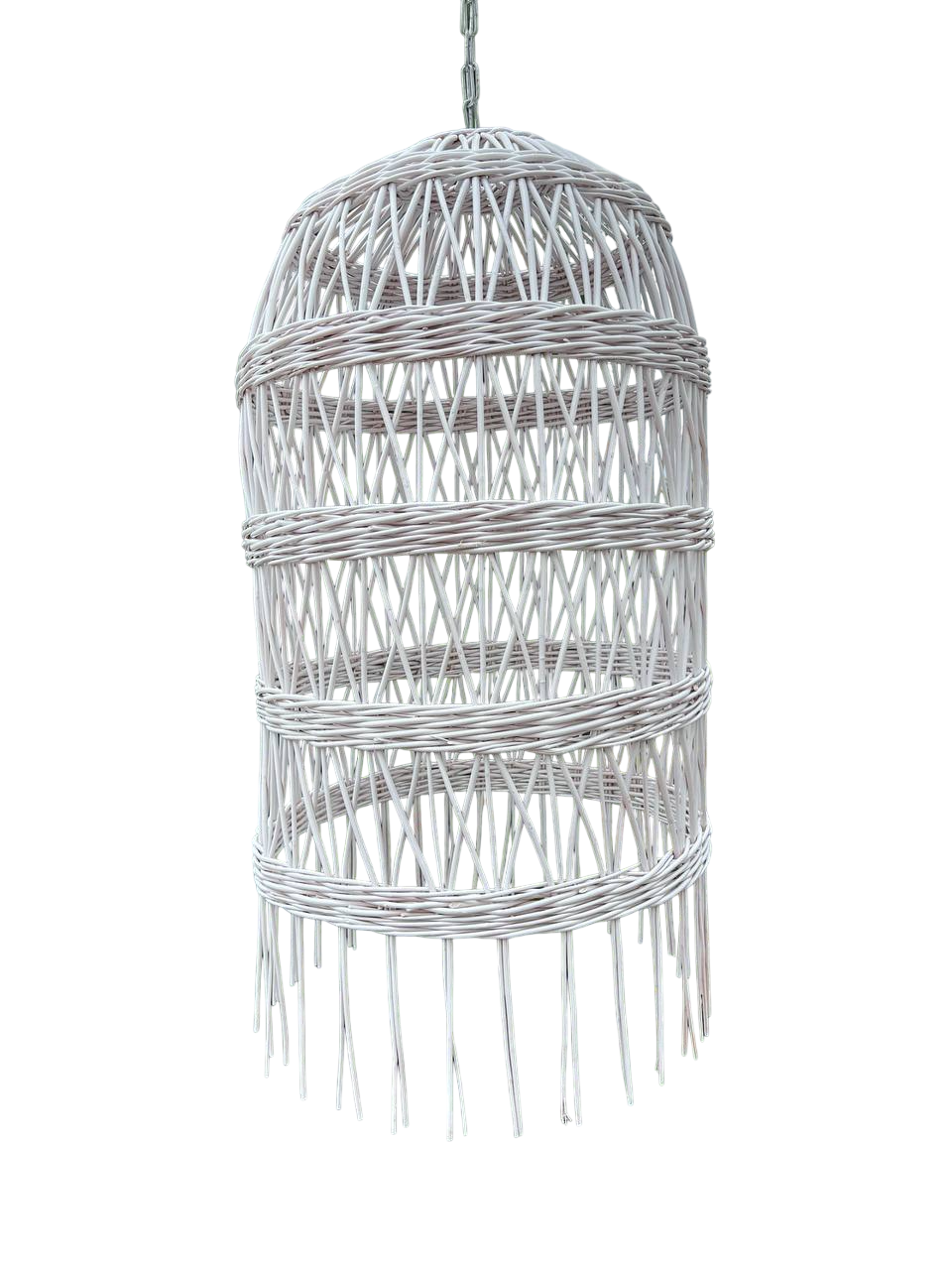 Плетеная люстра из лозы Семейный Уют Белый (27482902)