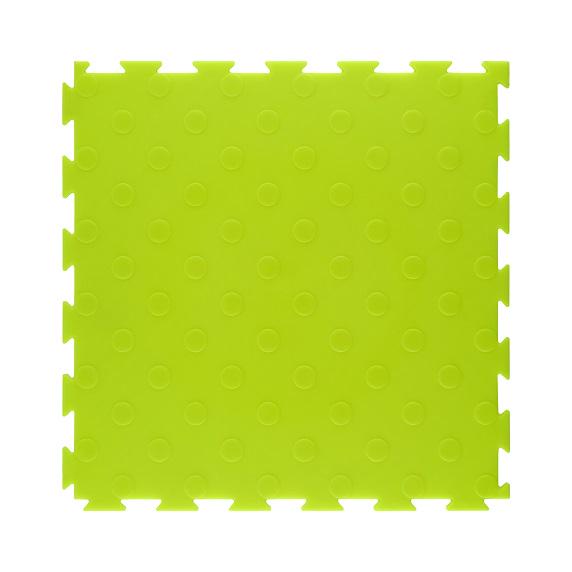 Модульне покриття для підлоги ПВХ Ультра плитка ВсеПласт 1 шт. 387х387х5 мм Яскраво-лимонний (015F-1) - фото 1