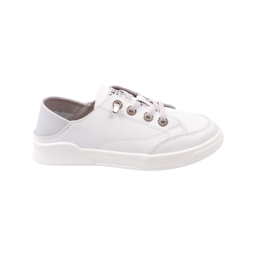 Кеды женские Li Fexpert из кожи Белый (854-22DTC 39)