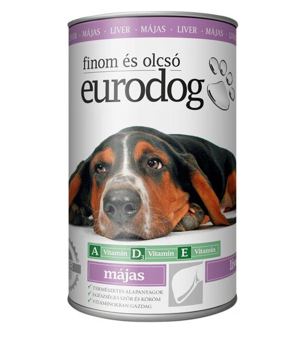 Консерва для собак EuroDog с печенью 415 г (5999886848071)