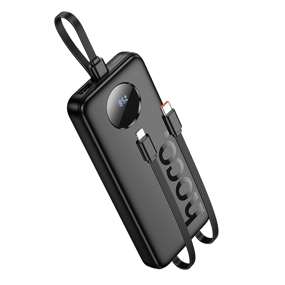 Аккумулятор наружный Hoco Sabio fully compatible power bank with 3 cables J132 10000mAh 1USB/1Type-C 22,5W/3A PD/QC (34645884)