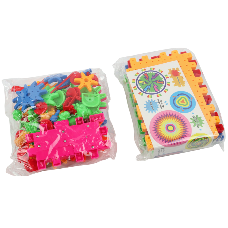 Развивающий конструктор с шестеренками Funny Bricks 81 шт. (4123472) - фото 3 Развивающий конструктор с шестеренками Funny Bricks 81 шт. (4123472) - фото 3