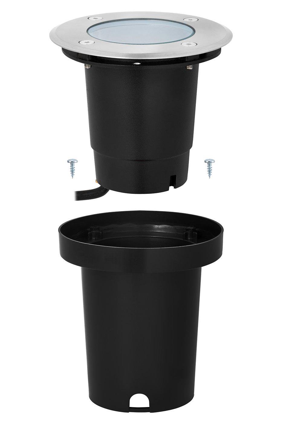 Светильник садово-парковый GROUND 16_GU10 230V IP67 Хром (27052929) - фото 2