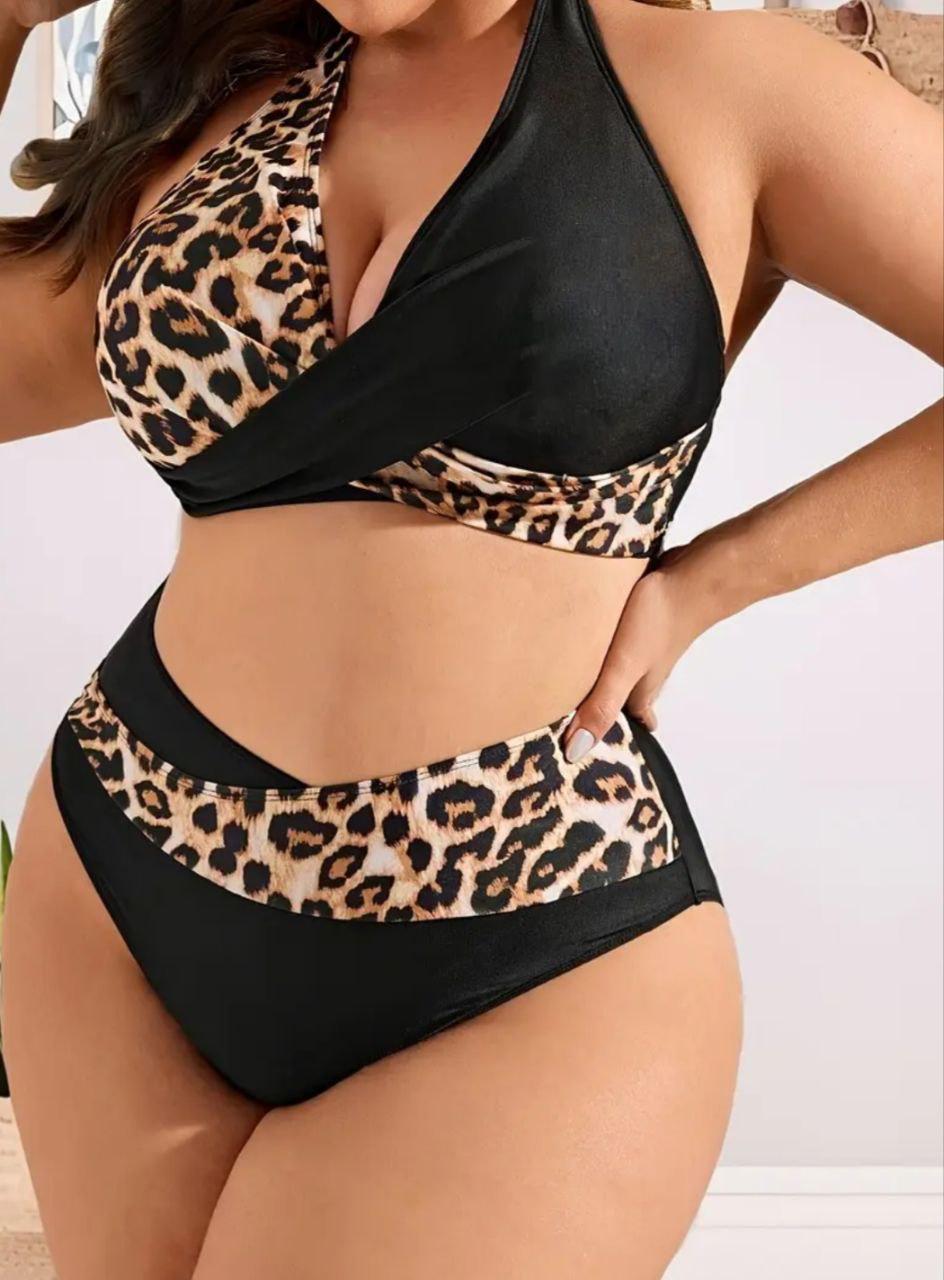 Женский купальник 1XL Леопардовый (566355-1XL)