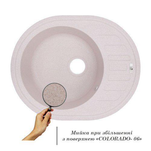 Кухонная мойка Lidz COL-06 620x500/200 мм (LIDZCOL06615500200) - фото 3