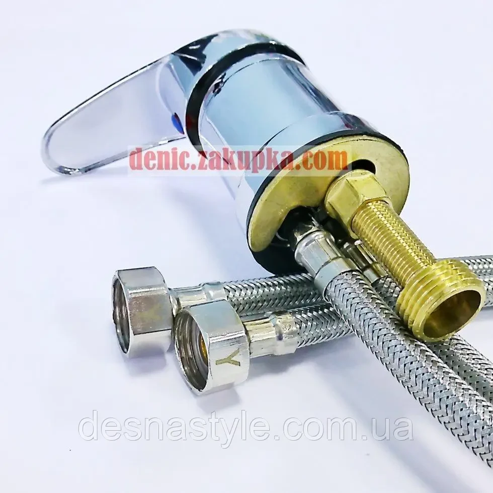 Змішувач одноважільний для перукарської мийки ДенІС professional з душиком (2372382580) - фото 8 Змішувач одноважільний для перукарської мийки ДенІС professional з душиком (2372382580) - фото 8