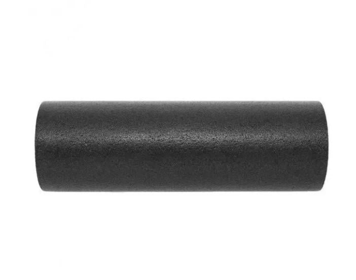 Масажний ролик гладкий PowerPlay 4021 Fitness Roller 30x15 см Чорний (64127)