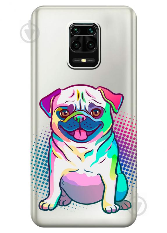 Силиконовый чехол iSwag для Xiaomi Redmi Note 9s Мопс (KS2585) Силиконовый чехол iSwag для Xiaomi Redmi Note 9s Мопс (KS2585)