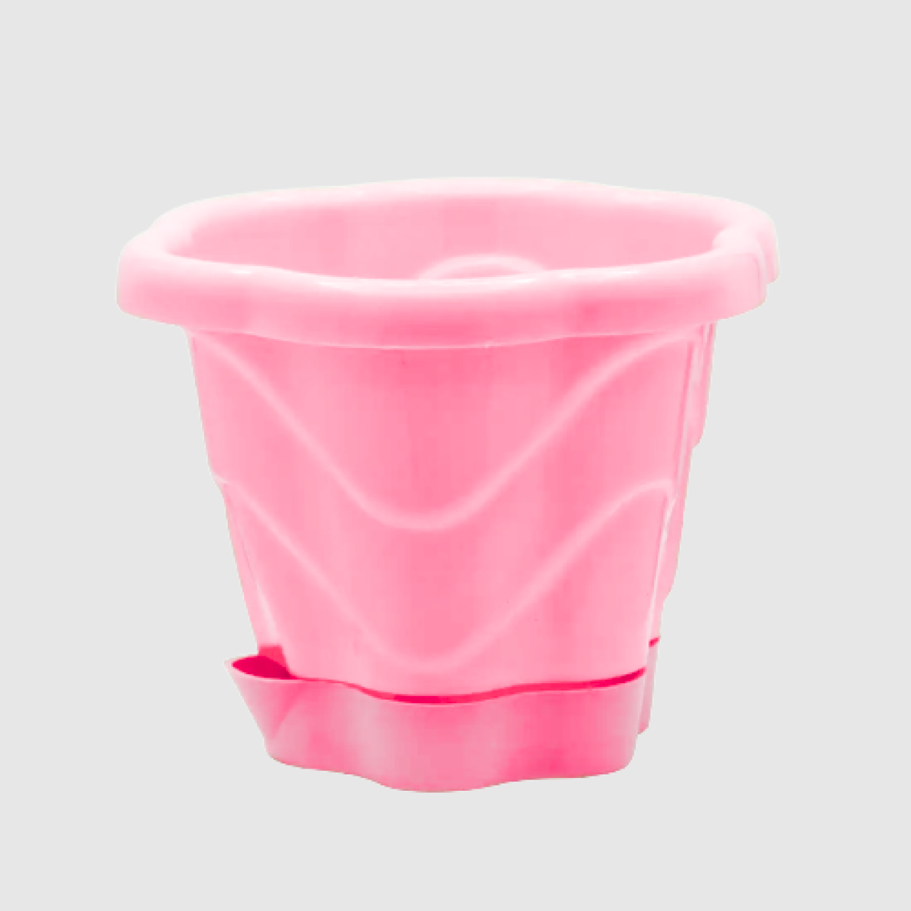 Вазон Фіалка 15 см Рожевий (29700) - фото 1 Вазон Фіалка 15 см Рожевий (29700) - фото 1