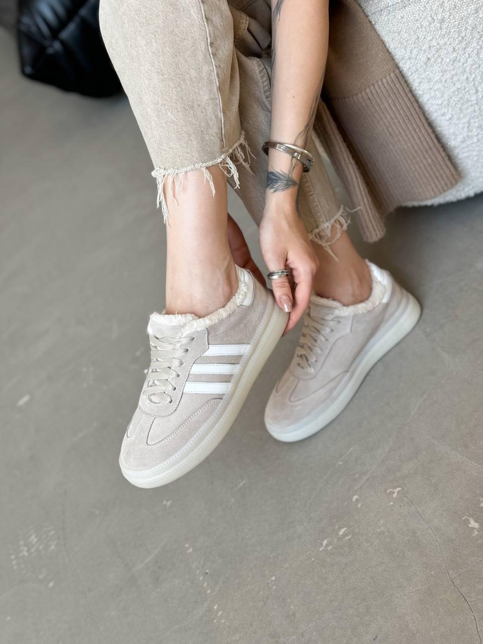 Кеди жіночі на хутрі Maya Shoes р. 39 Бежевий (3021/1) - фото 19 Кеди жіночі на хутрі Maya Shoes р. 39 Бежевий (3021/1) - фото 19