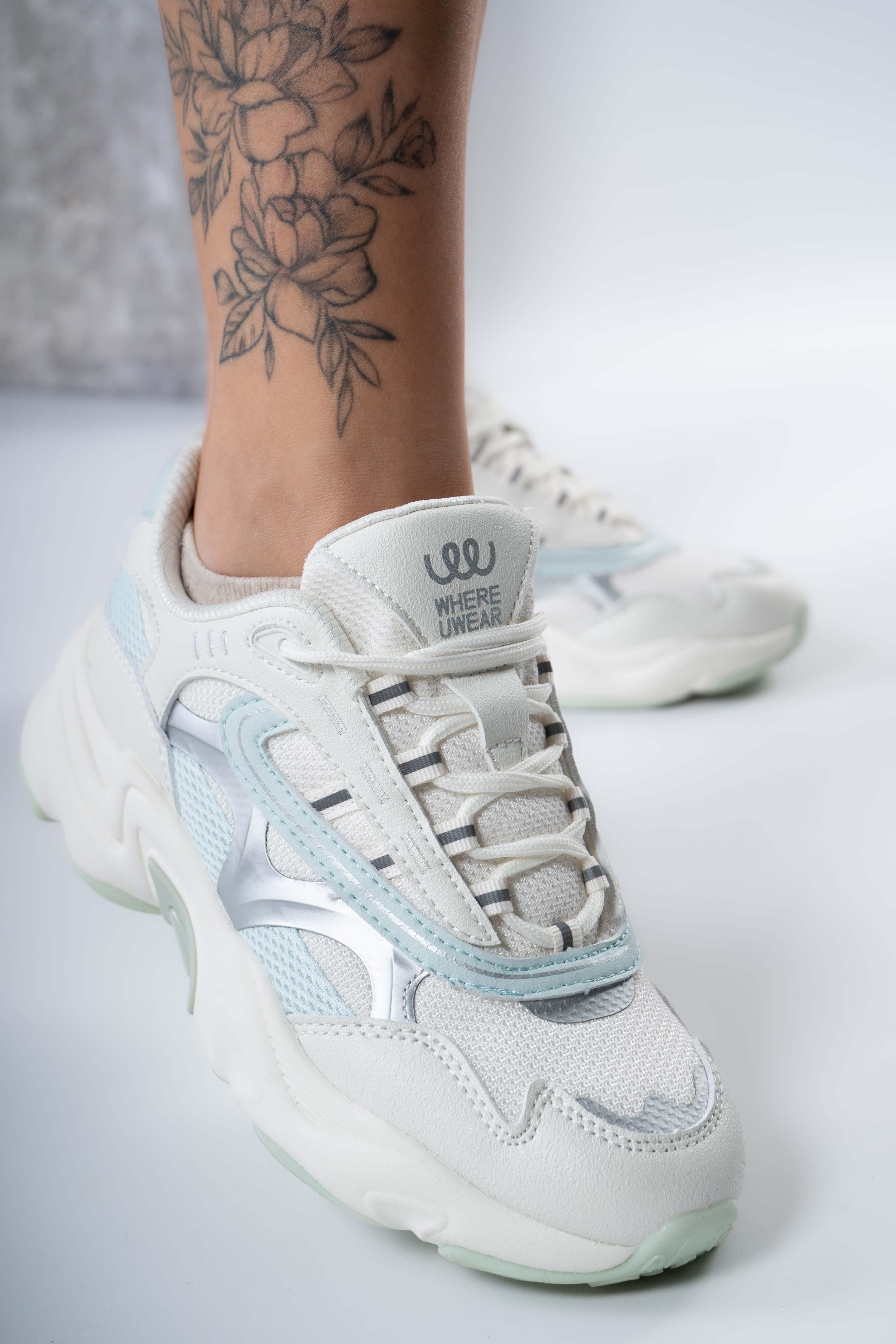 Кроссовки женские Where Uweare P2504-2 р. 36 Белый (346737_36)