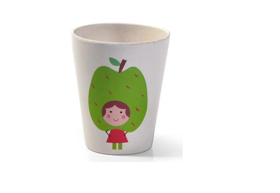 Стакан детский Fissman яблоко из бамбукового волокна 300 мл Стакан детский Fissman яблоко из бамбукового волокна 300 мл