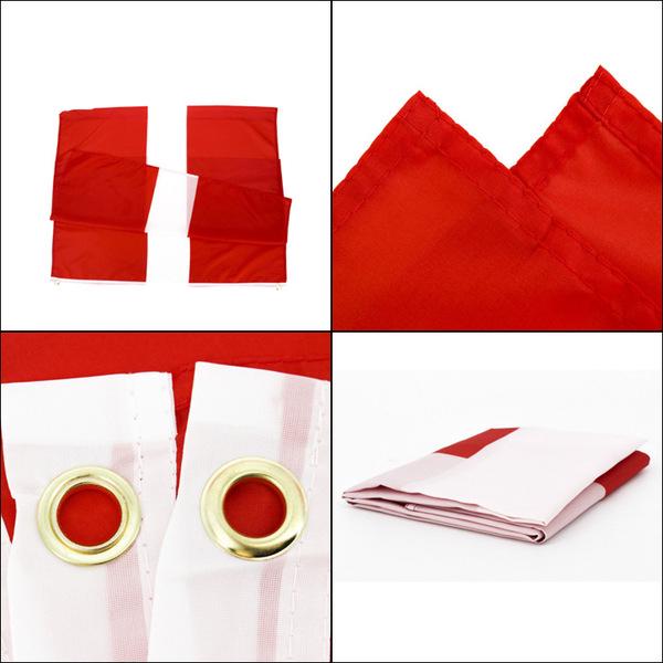 Прапор Данії Resteqполіестер 150х90 см (VA-1430294227) - фото 2 Прапор Данії Resteqполіестер 150х90 см (VA-1430294227) - фото 2