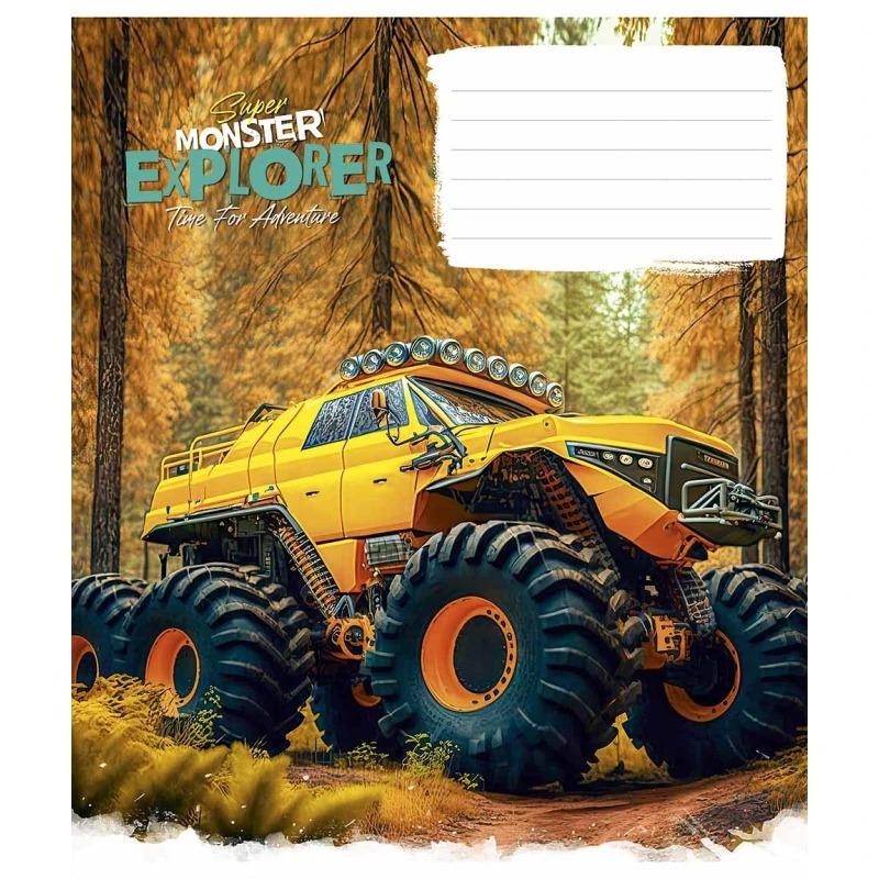 Школьная тетрадь в линейку Школярик 12 л. Разноцветный (NB-286-Z-312)