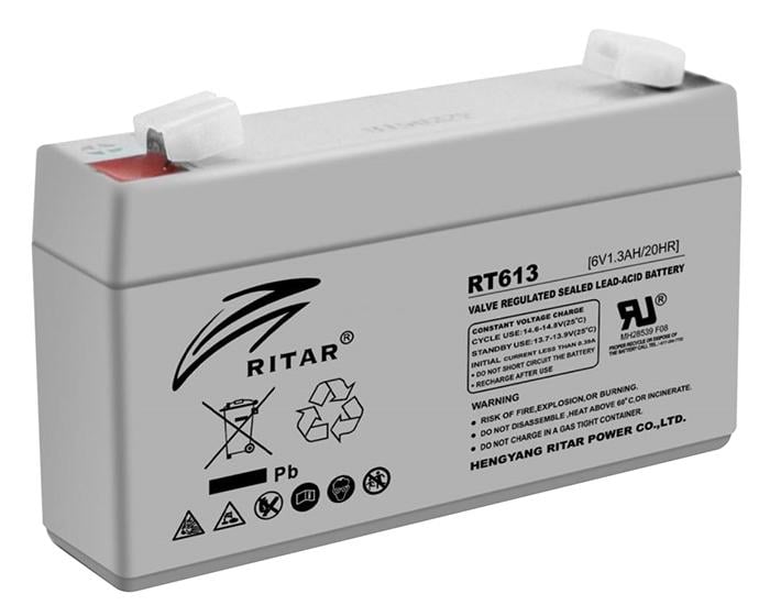 Аккумулятор Ritar RT613 6V1.3Ah