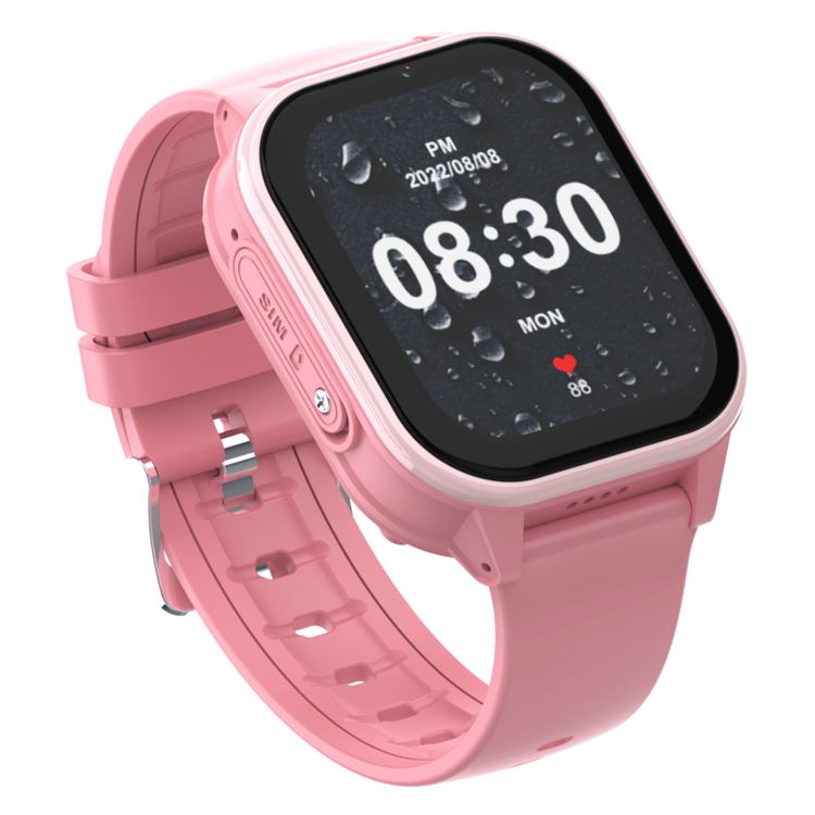 Смарт-часы для детей KT19 PRO S 4G с GPS/прослушиванием/видеозвонком и большим аккумулятором Pink (13168946)