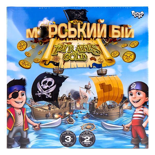 Настільна гра Danko Toys Морський бій. Pirates Gold G-MB-03U (RLT26935)