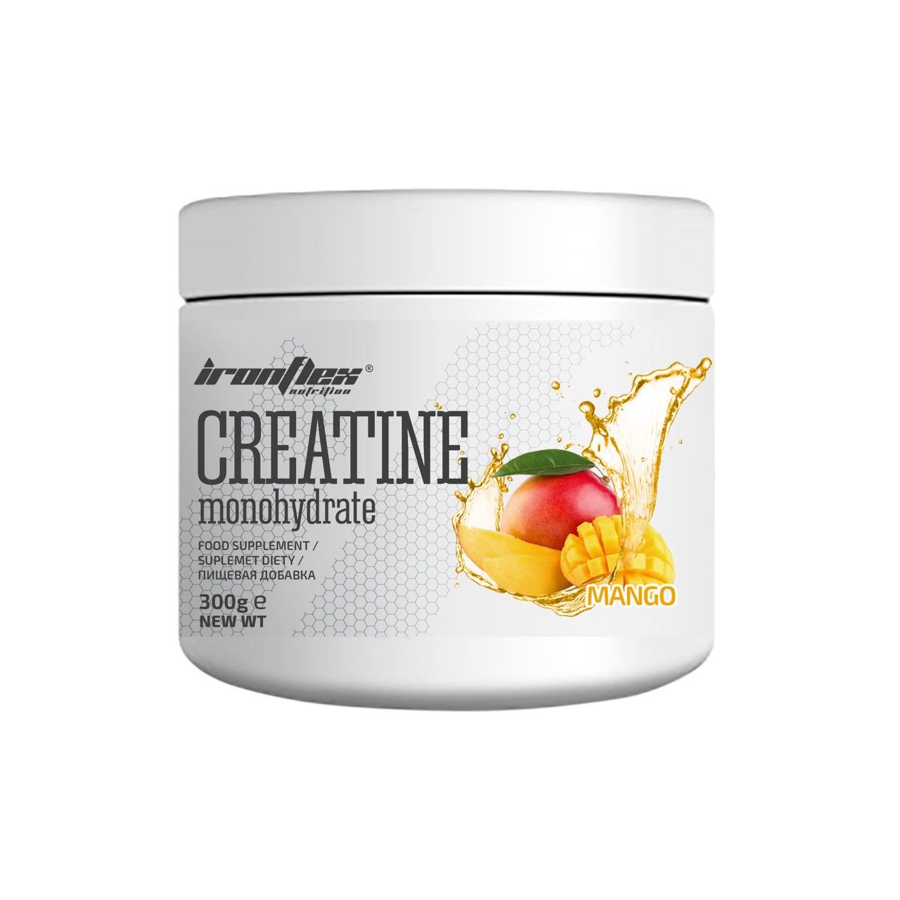 Креатин моногідрат IronFlex Nutrition Creatine Monohydrate 300 г Mango