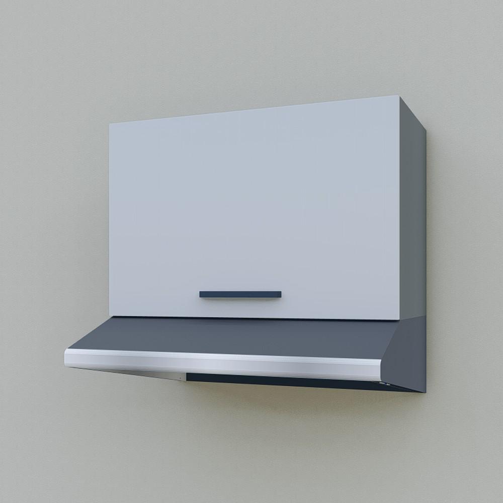 Шкаф навесной Opendoors МП2 для кухни под вытяжку 600 мм Светлый серый/Графитовый (МП2/16) - фото 2 Шкаф навесной Opendoors МП2 для кухни под вытяжку 600 мм Светлый серый/Графитовый (МП2/16) - фото 2
