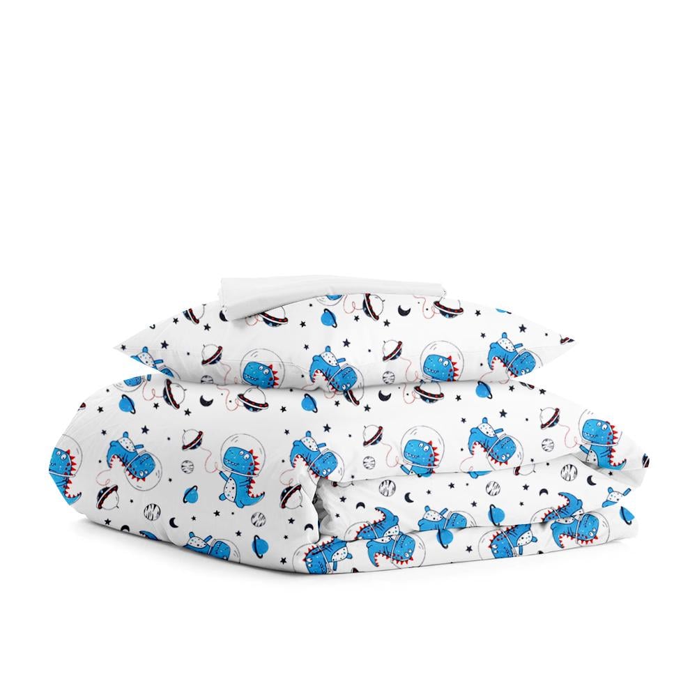 Подростковое постельно бельё DINO SPACE WHITE
